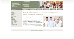 Desktop Screenshot of internisten-kardiologen-ahrensburg.de