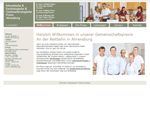Tablet Screenshot of internisten-kardiologen-ahrensburg.de
